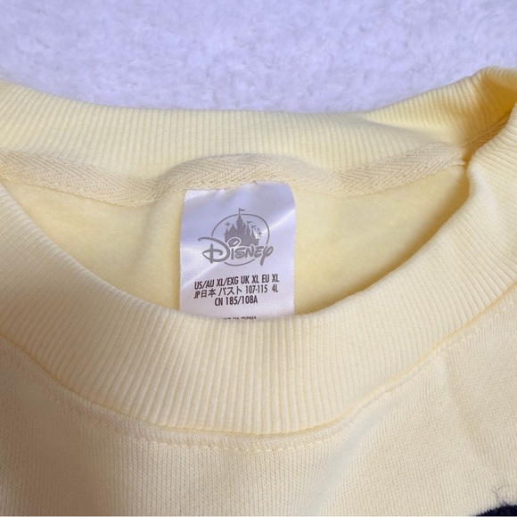 WDW Walt Disney world Yellow Mickey Mouse Crewneck pullover sweatshirt new - Picture 3 of 9